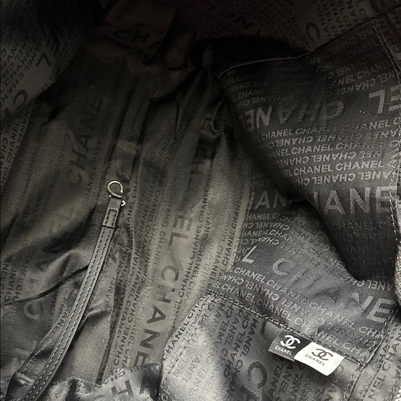 Designer inspired Grey Logo Tweed Style Everyday Shopping Tote. - Picture 8 of 8